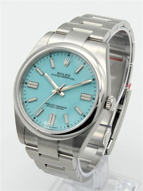 baby blue rolex watch|rolex blue face stainless steel.